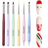 Modelones Nail Art Brushes Set, Nail Brush kit Gel Polish,