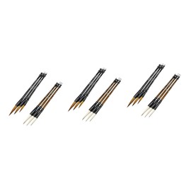 TEHAUX 18pcs Wolf Hair Calligraphy Brush Set for Chinese and Japanese Writing Practice Includes and Brushes for Sumi Drawing and Kanji for Beginners and Professionals