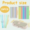 Pencil Case Set - Large Capacity Pencil Bag with 6