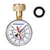 MEASUREMAN 2-1/2" Water Pressure Test Gauge, 3/4" Female Hose Thread,