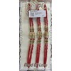 Traditional Gold-Toned Rakhee Thread with Elegant Om Design and Red