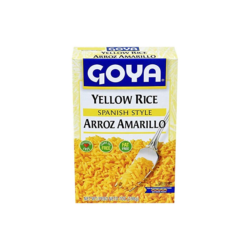 Goya Foods Yellow Rice Mix, Spanish Style, 7oz, 12PK