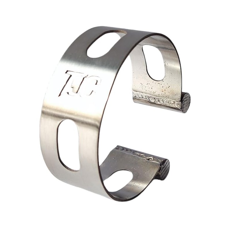 3" inch Tacking Band Stainless Steel exhaust easy to Clamp-On