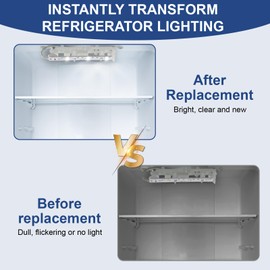 New Upgraded WR55X26671 Refrigerators LED Light Bulb for GE LED Refrigerator Light Bulb Replacement and GE Freezer Bulbs Replacement PS11767930 AP6035586 4468532 EAP11767930 3pcs