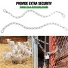 Urkupoo 2 Pack Outdoor Gate Chain Lock with 4 Carabiners,
