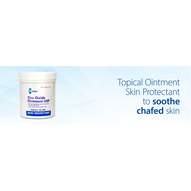 Globe Zinc Oxide, Soothes, Prevents Relieves Diaper Rash Chaffed Skin,