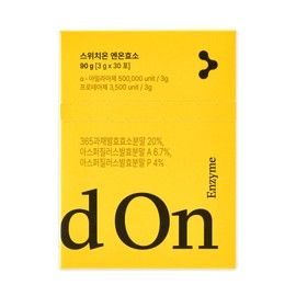 Switch On En On Enzyme 3g x 30 packets Carbohydrate Protein Gluten Decomposition Grain Digestive Enzyme / 스위치온 엔온효소 3g x 30포 탄수화물 단백질 글루텐 분해 곡물 소화 효소