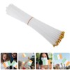 Kichvoe 100pcs Flag Poles for Handheld Flags Stable and Smooth