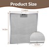 2PCS WA0575 Range Hood Filter 14.3"x13.46" Compatible with Vissani 30-inch