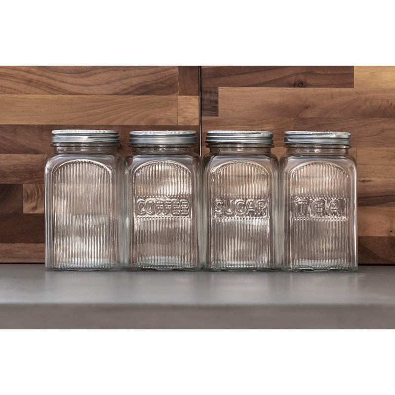 Tala Glass Sugar Storage Canister, 1250 ml