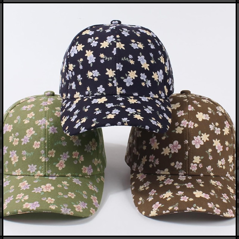 White Fang CZ127 Women's Baseball Cap, Girly Cap, Brim, Flower,