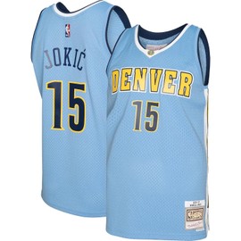 Nikola Jokic Denver Nuggets 2016 Hardwood Classics Swingman Jersey (as1, Alpha, l, Regular, Regular, Large) Blue