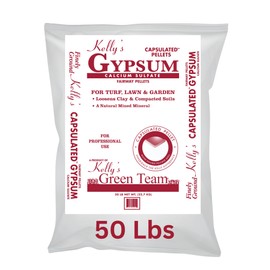 Kelly's Gypsum Calcium Sulfate Capsulated Pellets - Transform Your Soil with Gypsum Soil Conditioner - 50lb Bag (Fairway Pellets, 1)