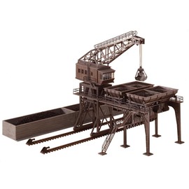FALLER Large Coal System Model Kit with 198 Individual Parts 340 x 274 x 245 mm I Model Railway Accessories H0 Building I Model Railway H0 Signal Box