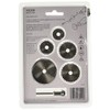 Truper MOTO-5D, Juego de 5 mini discos sierras para mototool