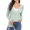 GRECERELLE Cardigan for Women Elegant Lightweight Thin Summer Cardigan with
