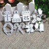 Christmas Cutting Stencil, YouXiaor 16 Pieces Cutting Dies Christmas Set