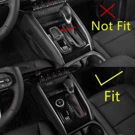 ZiWen Interior Trims Gear Shift Panel Center Console Cover Accessories for Chevy Colorado GMC Canyon 2023 2024 2025 (Carbon Fiber Print)