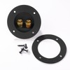 VooGenzek Black 2 Way Speaker Round Spring Cup, Speaker Box