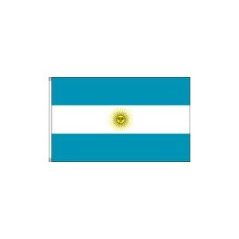 AES 3x5 Argentina Super Polyester Nylon Flag 3'x5' House Banner 90cm x 150cm Grommets Double Stitched