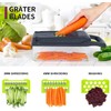 Vegetable Chopper and Slicer, 14 in 1 Mandoline Slicer with