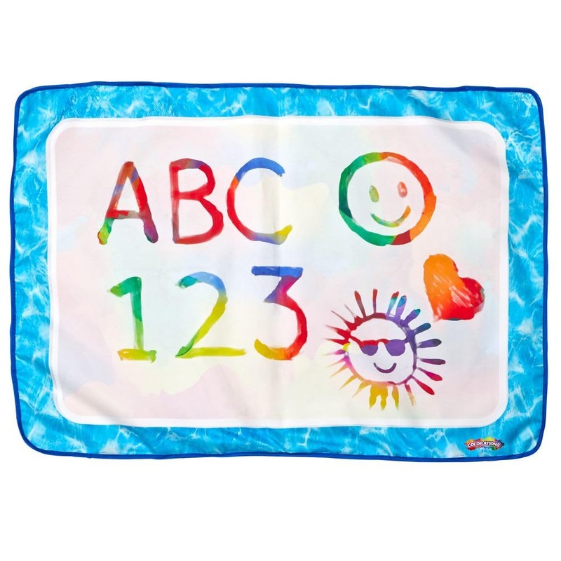 Colorations Extra Large Water Doodle Mat with 6 Pens