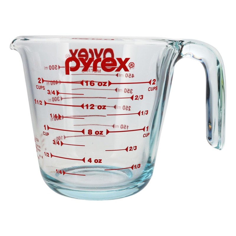 Pyrex 6001075 2 Cup Glass Measuring Cup - Made in