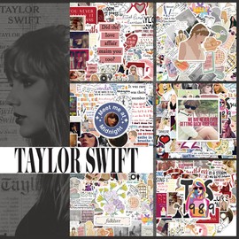 Pop Star Stickers Pack – Famous Singers, Rappers, Artists Vinyl Stickers for Fans, Music Lovers, Laptop, Phone, Water Bottle (200pcs Talor 1)