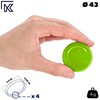 KADAX Screw Cap fi43 mm, Twist-Off Metal Lid Set, Fits