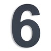 KTC-HOME - Premium House Number Anthracite Including Mounting Material -