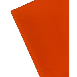 Plain Orange Fabric - 45 inch / 112 cm Wide for Dressmaking, Art & Craft, Sewing - Per Metre