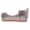 High Quality PU Leather Camera Half Case Grip Bag Protective