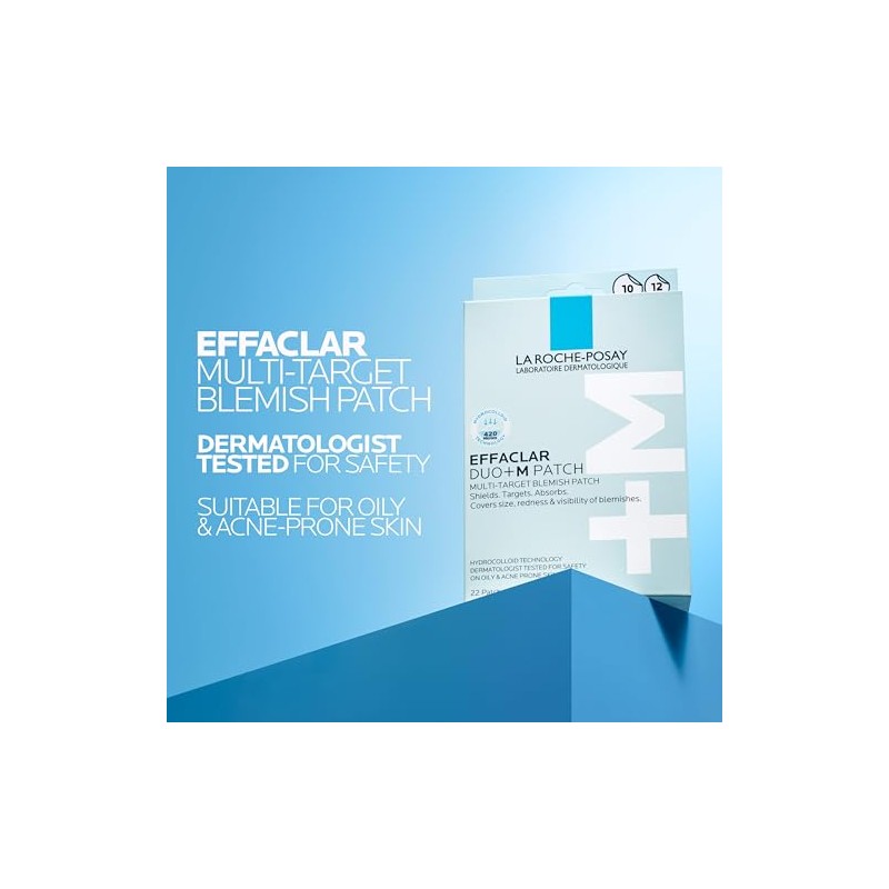La Roche-Posay Effaclar Duo + M Patches Parches Multiacción, antimperfecciones