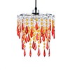 Innoteck Sunbeam Ceiling Chandelier Acrylic Light Shade, Orange & Amber