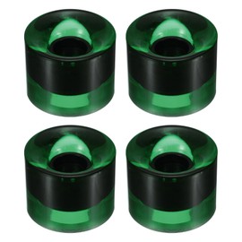 YOKIVE 4 Pcs Skateboard Wheels, 78A Skate Scooters Replacement, Great for Skateboarding, Outdoor Street Sports (Clear Green, 60mm OD)