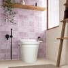 VaryStyle Gradient Pink Backsplash Tile Peel and Stick Wall Tiles