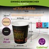 GoBeTree 100 Paper Cups 210 ml / 7 oz for