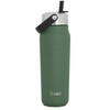 S'well Recycled Stainless Steel Explorer with Flip Straw Lid, 24oz,