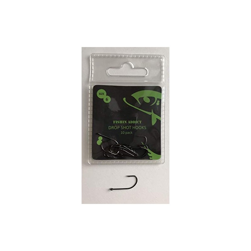 FISHIN ADDICT Drop Shot fishing hooks #6 CT FA-06 -