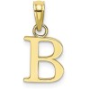 Unbranded 10k Yellow Gold Polished B Block Initial Pendant