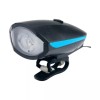 MIITONG Lampara Faro Bicicleta Recargable Luz Led Impermeable Cláxon