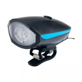 MIITONG Lampara Faro Bicicleta Recargable Luz Led Impermeable Cláxon