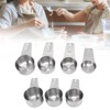 7Pcs Measuring Cups Set Stainless Steel Stackable Multifunctional Metal Nesting