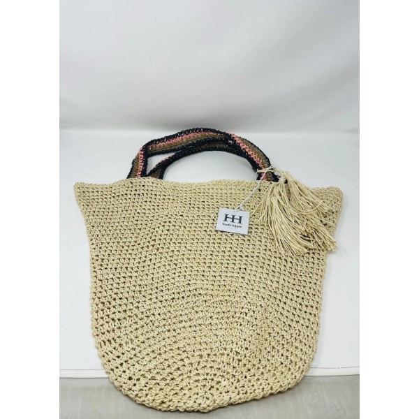 Haute Hippie NWT Haute Hippie Tote Beach Bag Straw Woven