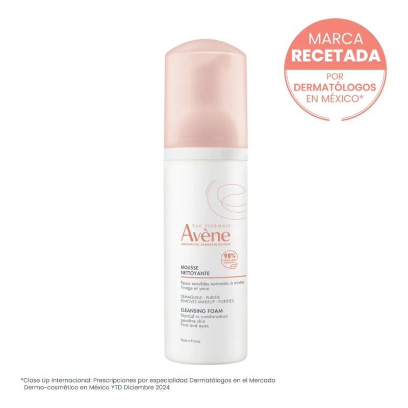 Avène Espuma Limpiadora Facial 150ml para Piel Seca
