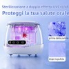 Pulitore Ultrasuoni, Display LED Timer Portatile Pulitore Ultrasuoni Apparecchio Denti,per