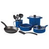 Cinsa 11-Piece Cookware Set, Enamel on Steel, Compatible with Gas,