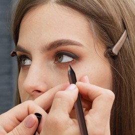 Eye Pencils for Women,2-in-1 Long-Lasting Sharpenable Eye Liner Pen | Smooth Application Beauty Makeup Long-Lasting Eyebrow Pen for Women Girls Daily