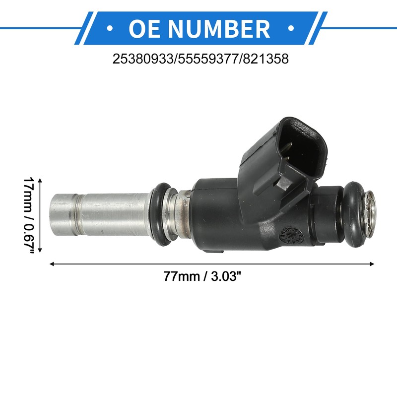 VekAuto 4 Pcs Fuel Injector Compatible for OPEL for Astra