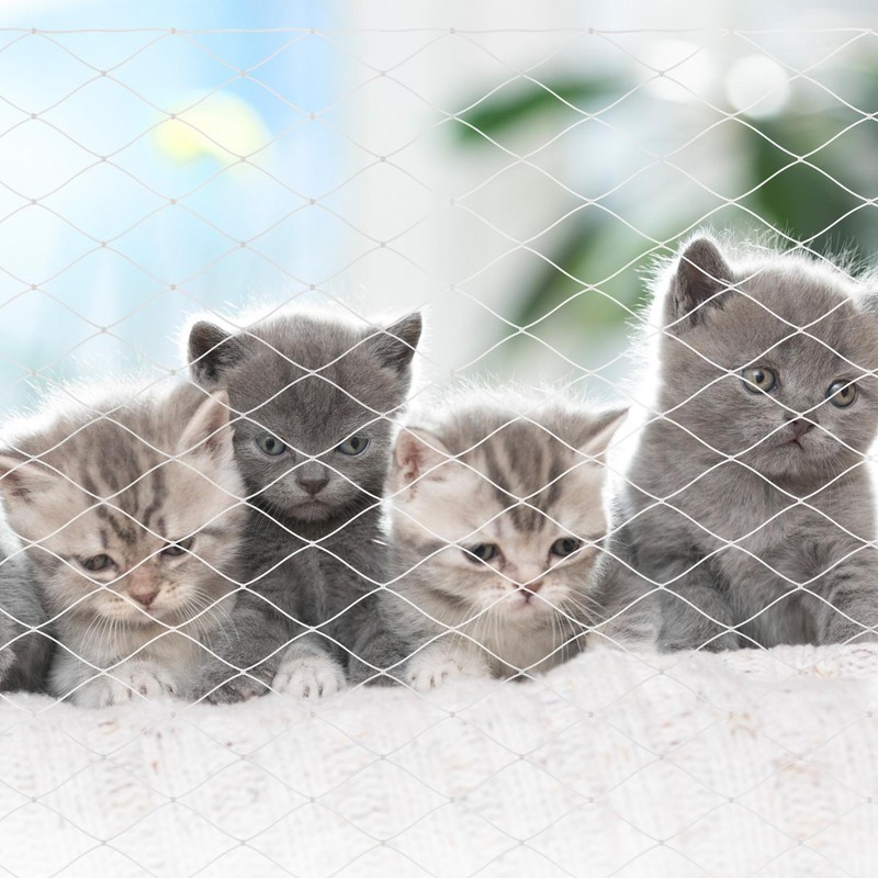 Anti Cat Net Balcony Protective Net UV Resistance Nylon Pet